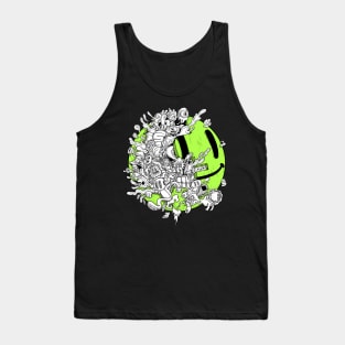 smile doodle Tank Top